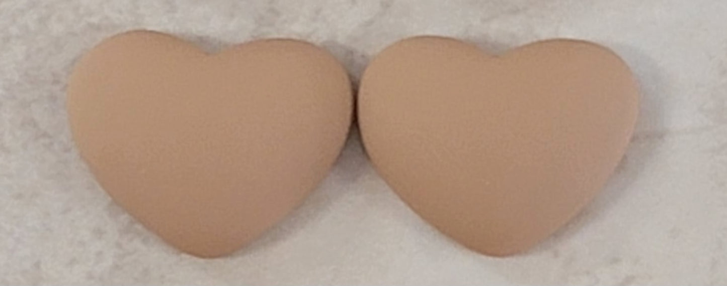 Small Matte Heart Cabs