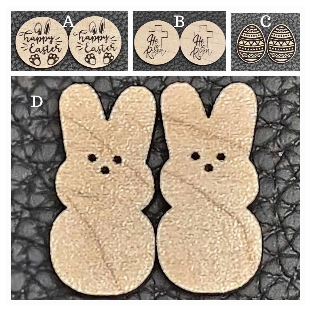 Ostern Holz graviert Cabs
