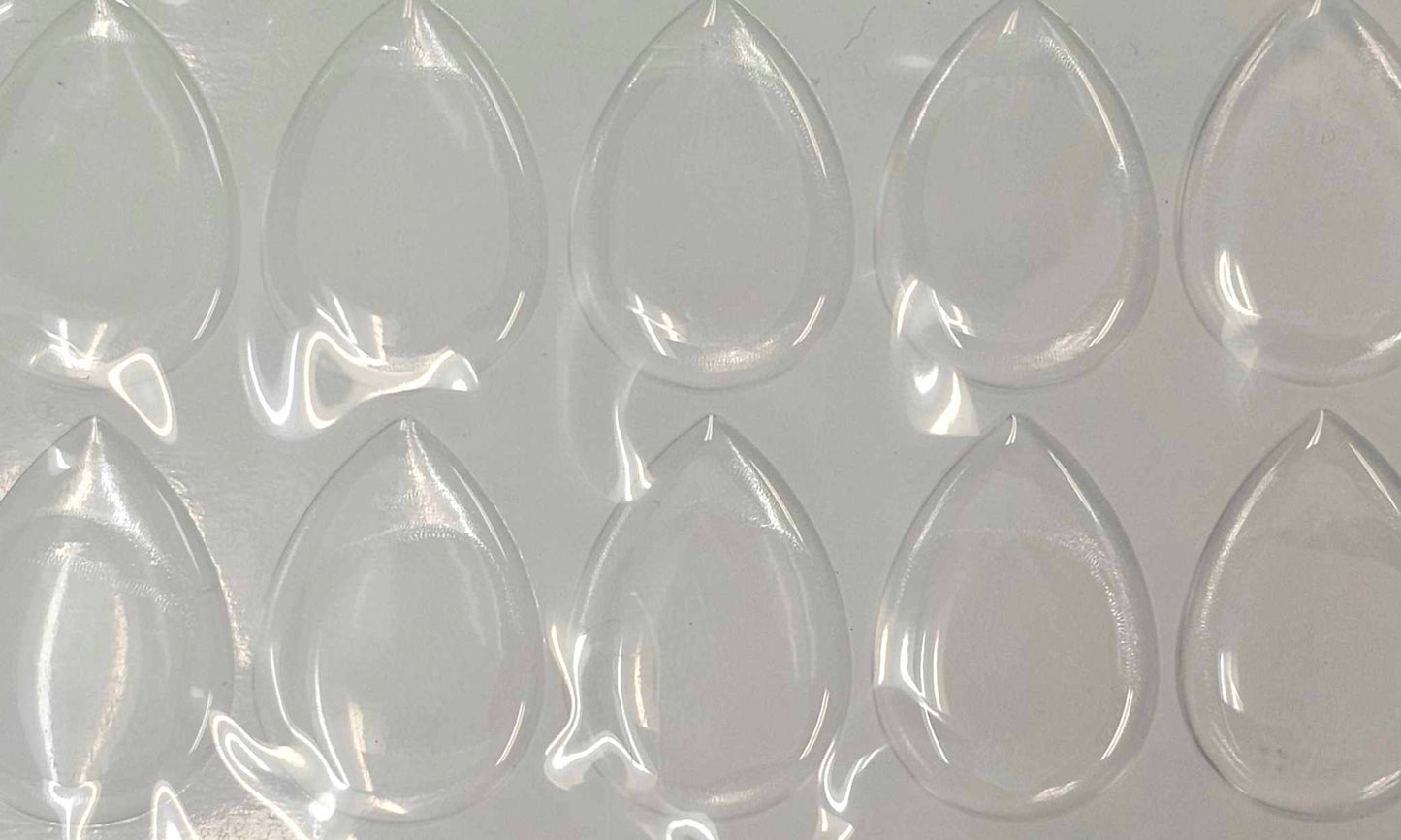 Clear Epoxy Dome Stickers