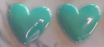 Irridescent Gloss Heart Cabs
