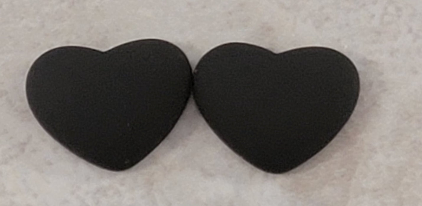 Small Matte Heart Cabs