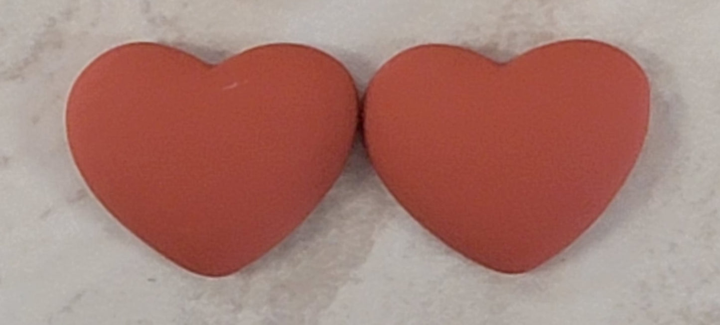 Small Matte Heart Cabs