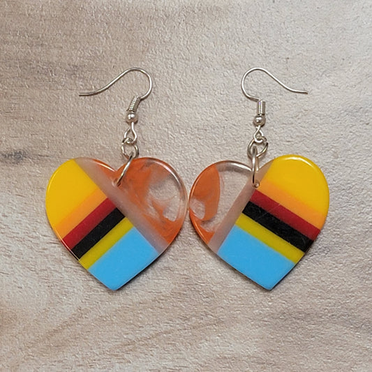 Heart Resin Inlays