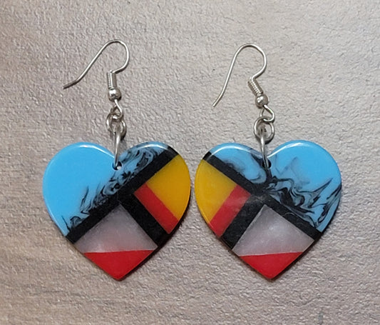 Heart Resin Inlays