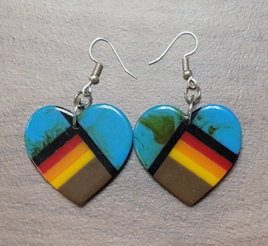 Heart Resin Inlays