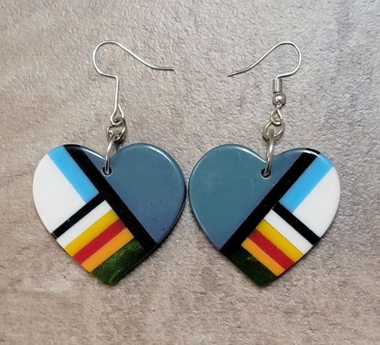 Heart Resin Inlays