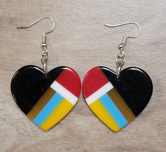 Heart Resin Inlays