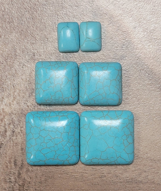 Squared Turquoise Cabs