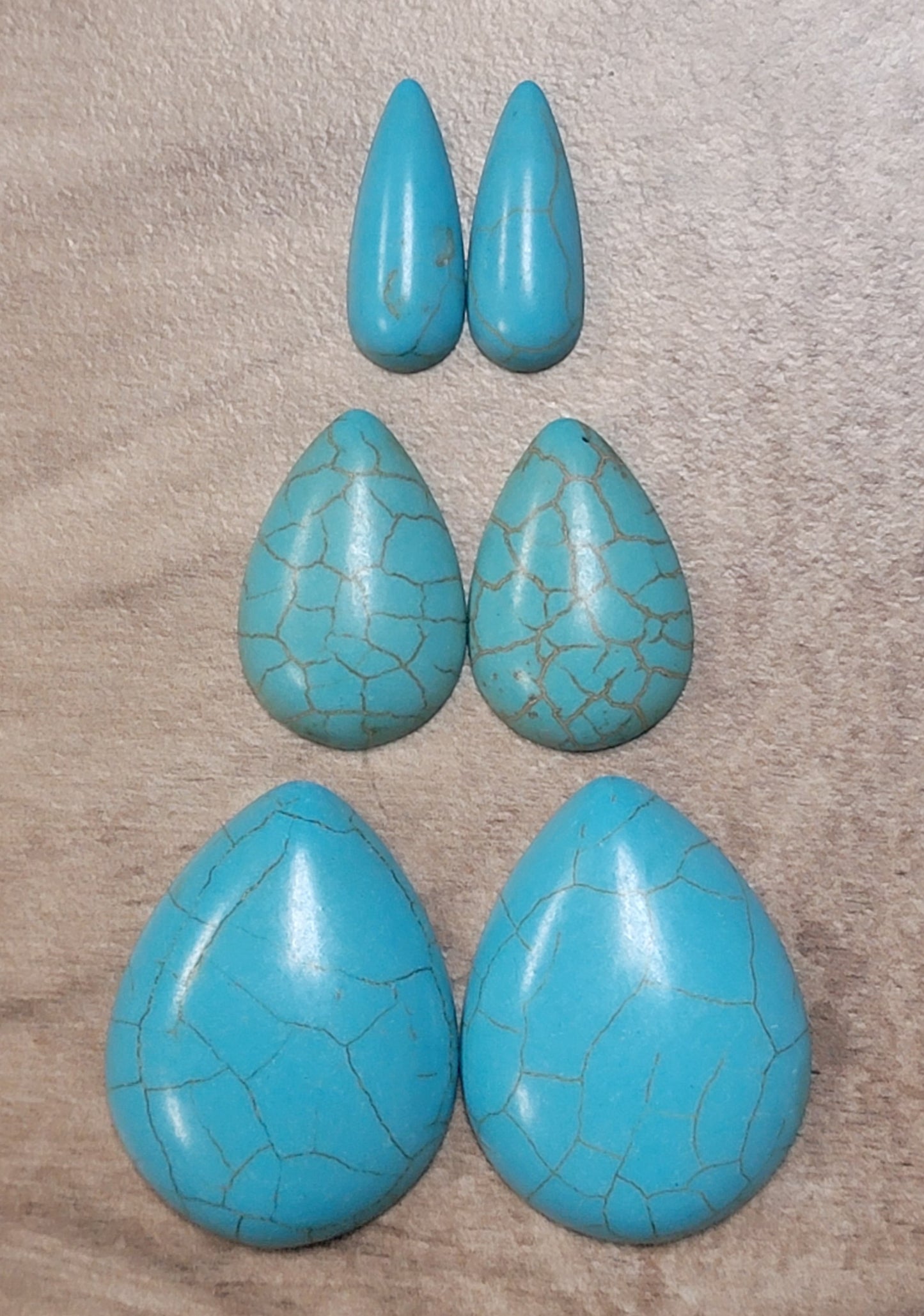 Teardrop Turquoise Cabs