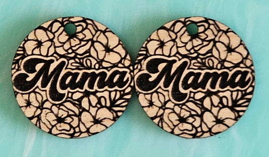 Gravierte Cabochons der Kollektion „Mama“