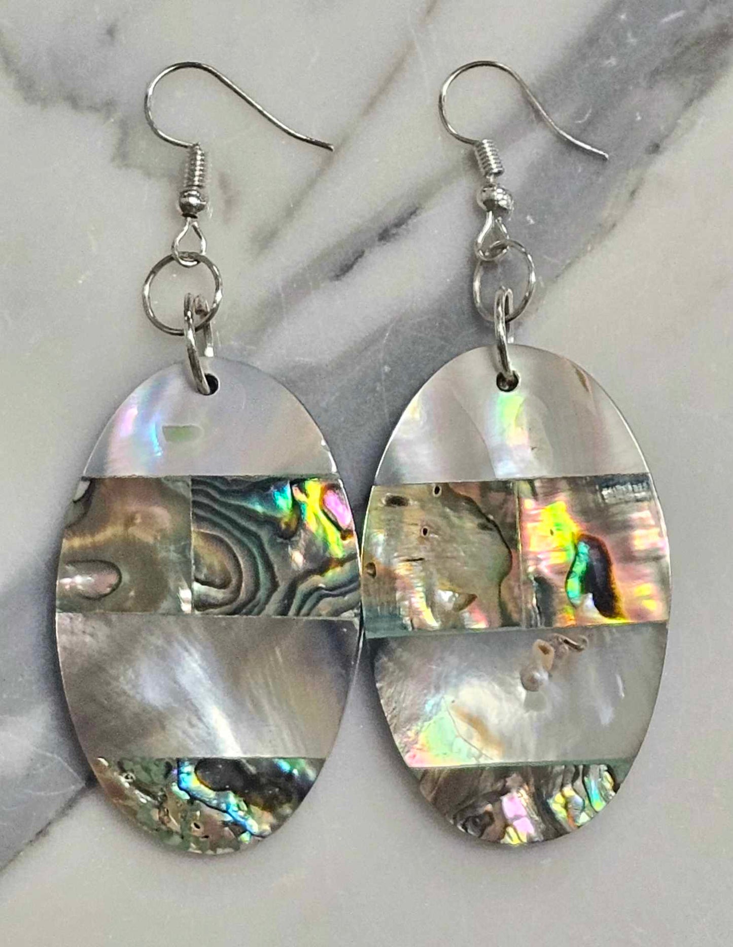 Abalone & Mother of Pearl Oval Inlays