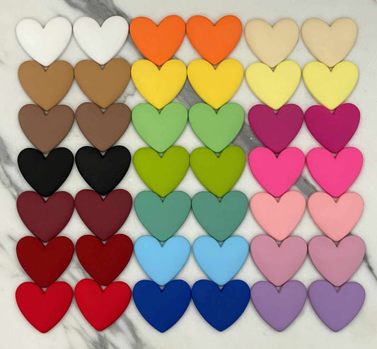 Large Matte Heart Cabs