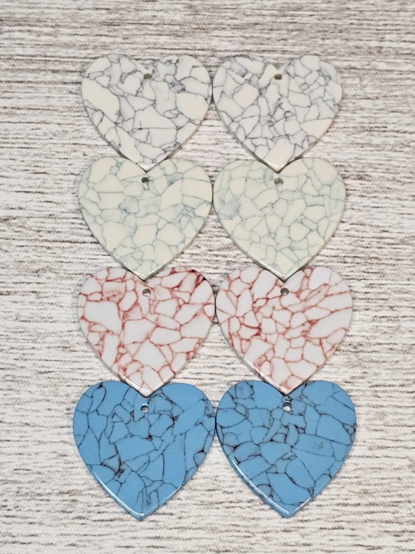 Acrylic Heart Slabs