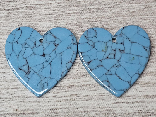 Acrylic Heart Slabs
