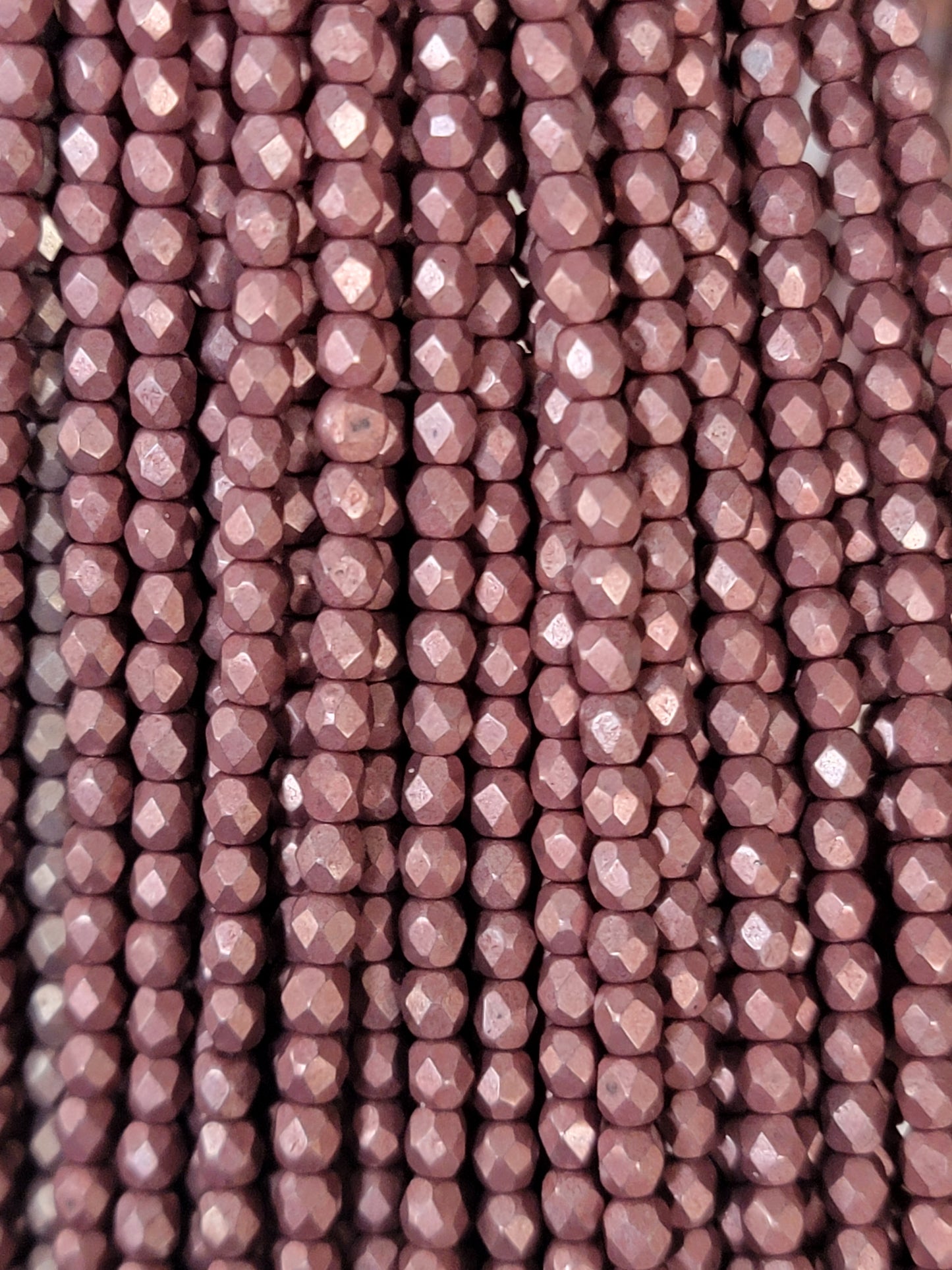 (4mm) Fire Polish Edging Beads