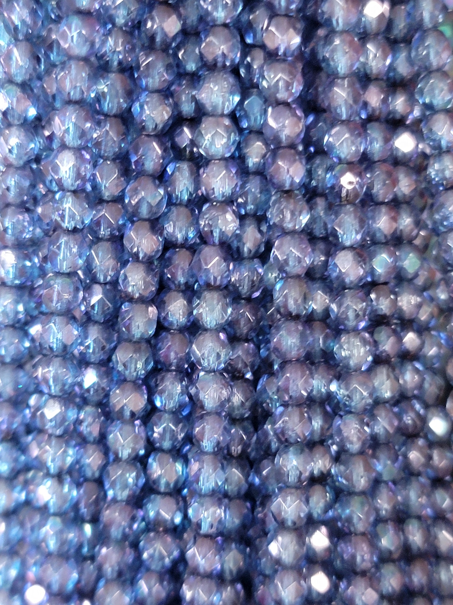 (4mm) Fire Polish Edging Beads