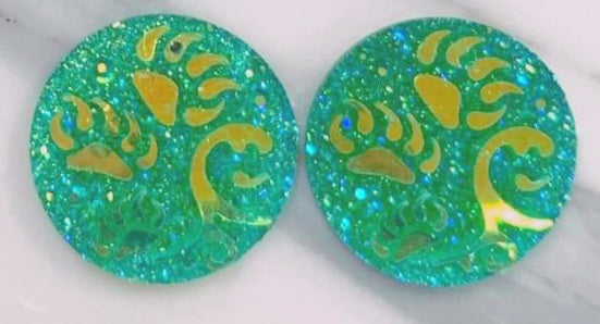 Round Paw Swirl Cabs