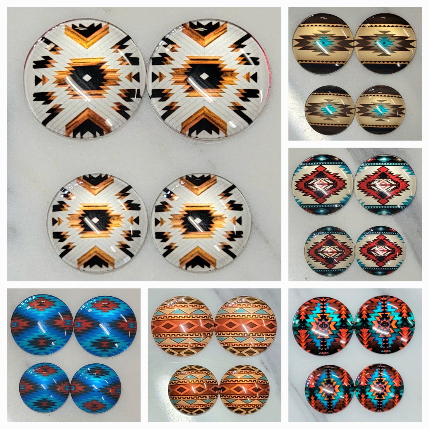 Native Design Round Glass Cabs