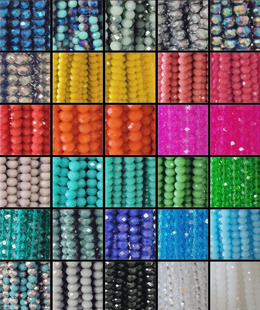 (8mm) Rondelle Edging Beads